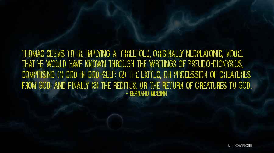 Comprising Of Quotes By Bernard McGinn Comprising Of Quotes By Bernard McGinn