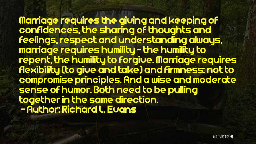 Compromise In A Marriage Quotes By Richard L. Evans