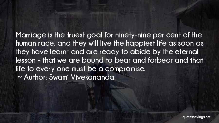 Compromise In A Marriage Quotes By Swami Vivekananda