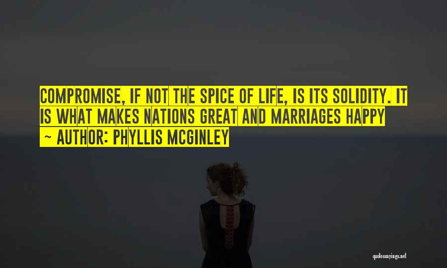 Compromise In Marriage Quotes By Phyllis McGinley