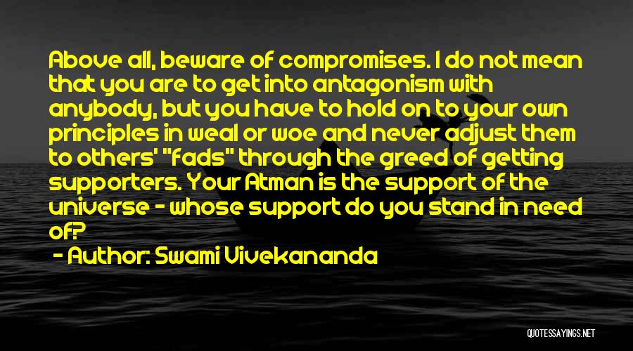 Compromises Quotes By Swami Vivekananda