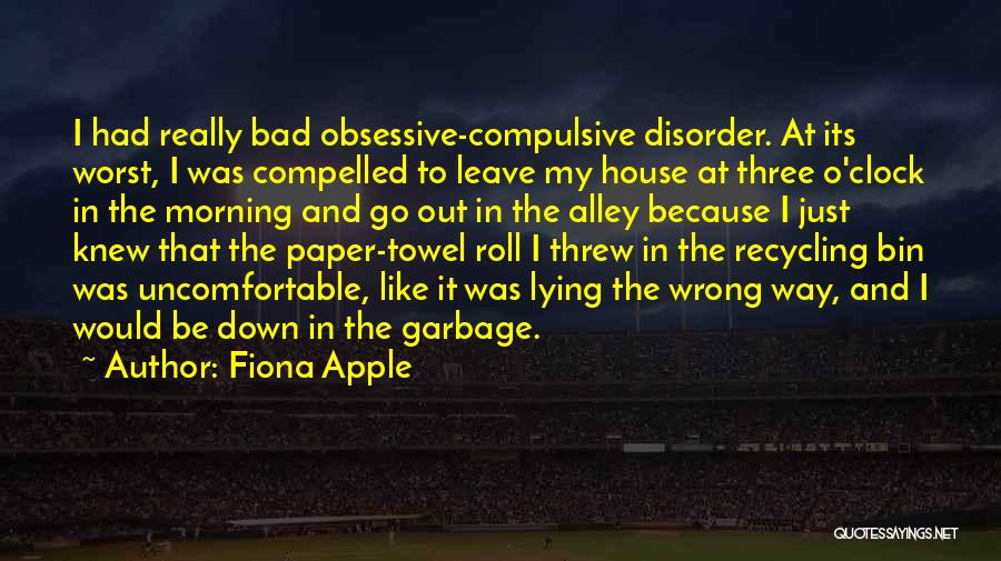 Compulsive Quotes By Fiona Apple