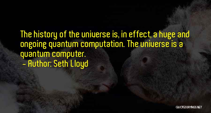 Computation Quotes By Seth Lloyd