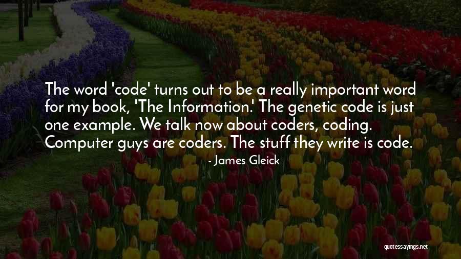 Computer Code Quotes By James Gleick