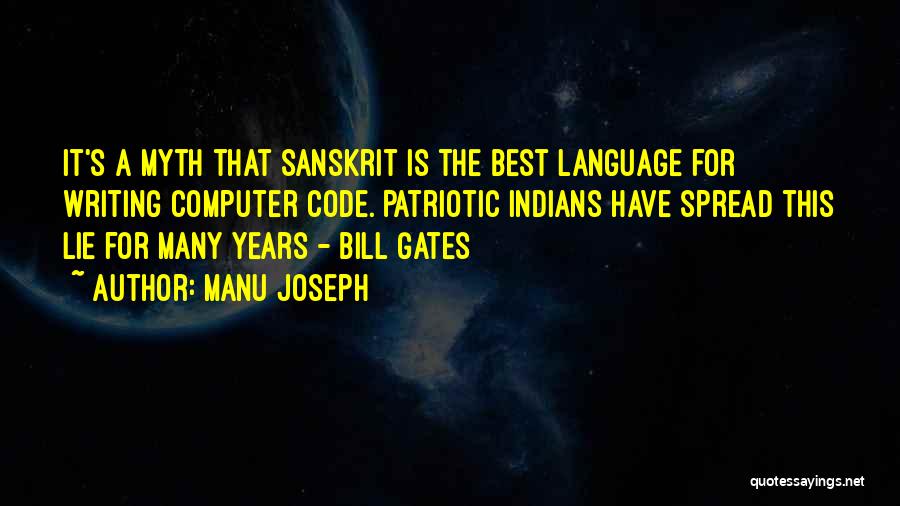 Computer Code Quotes By Manu Joseph