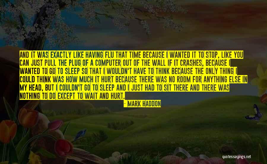 Computer Crashes Quotes By Mark Haddon