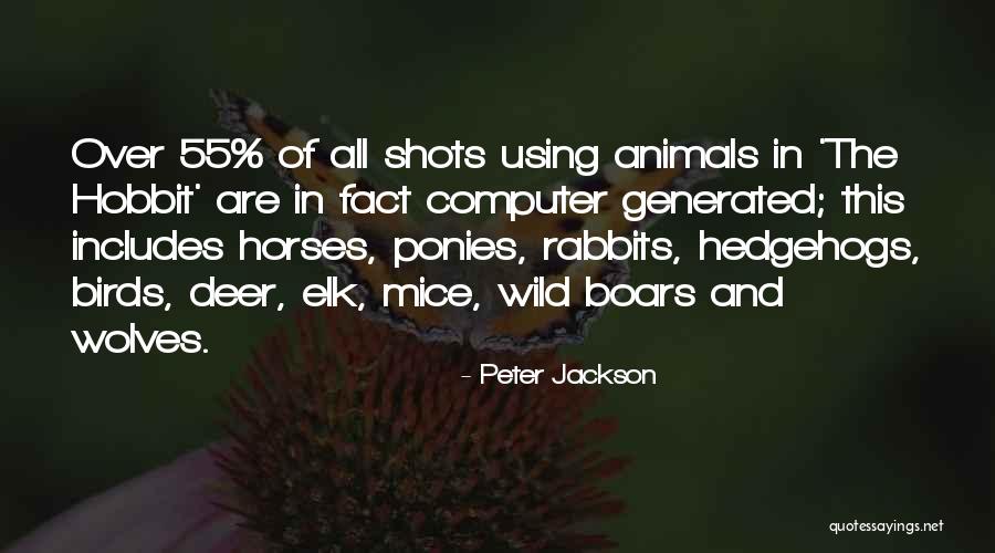Computer Generated Quotes By Peter Jackson Computer Generated Quotes By Peter Jackson