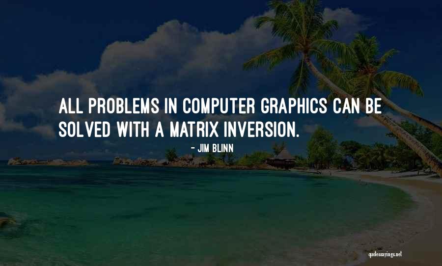 Computer Graphics Quotes By Jim Blinn