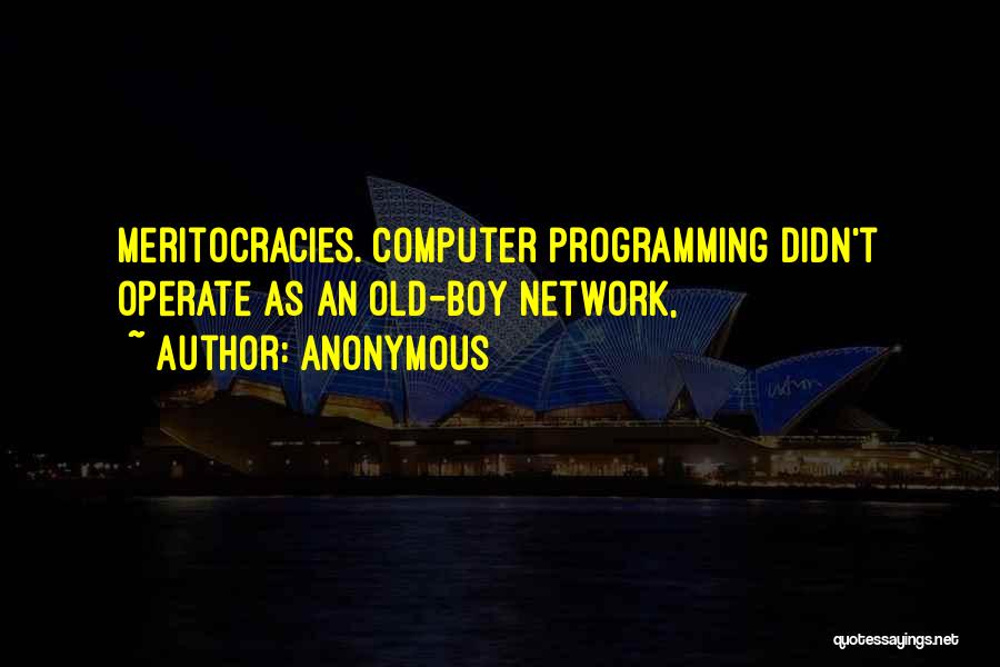 Computer Network Quotes By Anonymous