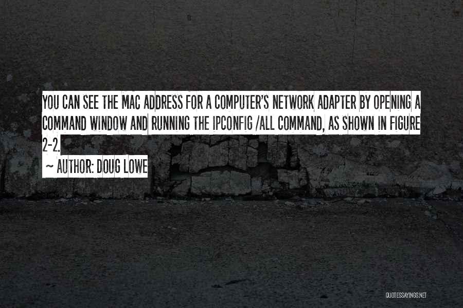 Computer Network Quotes By Doug Lowe