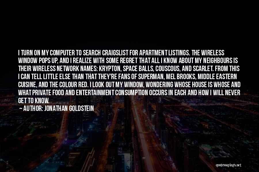 Computer Network Quotes By Jonathan Goldstein