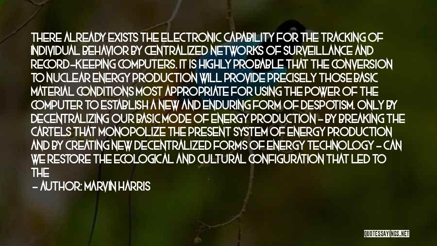 Computer Networks Quotes By Marvin Harris