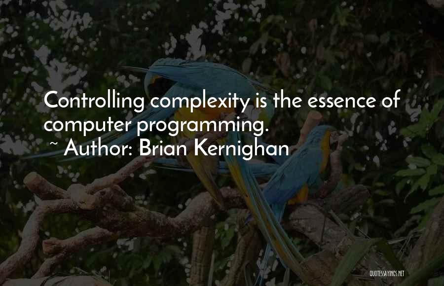 Computer Programming Quotes By Brian Kernighan