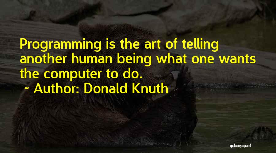 Computer Programming Quotes By Donald Knuth