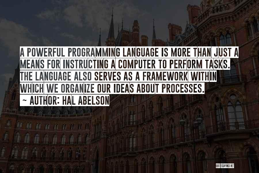 Computer Programming Quotes By Hal Abelson