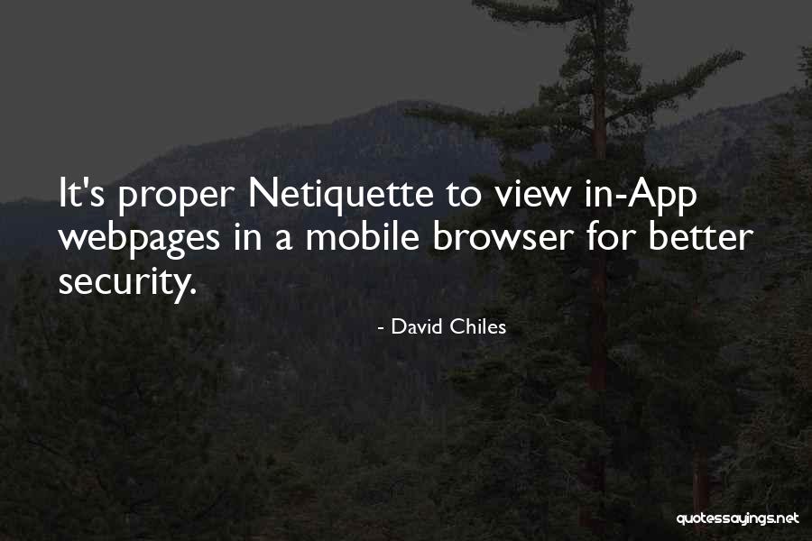 Computer Security Quotes By David Chiles Computer Security Quotes By David Chiles