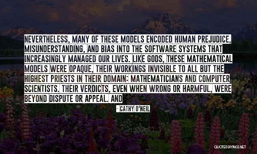 Computer Systems Quotes By Cathy O'Neil Computer Systems Quotes By Cathy O'Neil