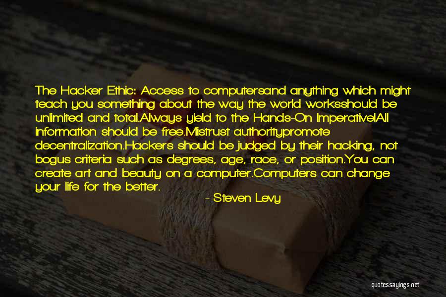 Computers And Life Quotes By Steven Levy Computers And Life Quotes By Steven Levy