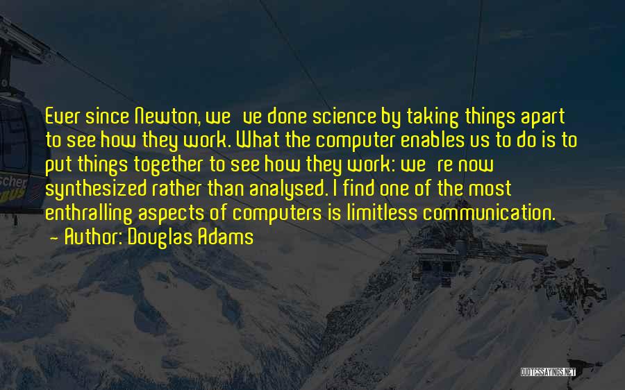 Computers Taking Over Quotes By Douglas Adams