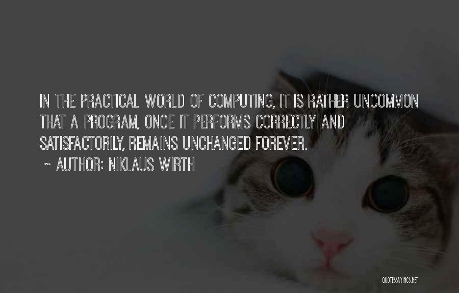 Computing Quotes By Niklaus Wirth