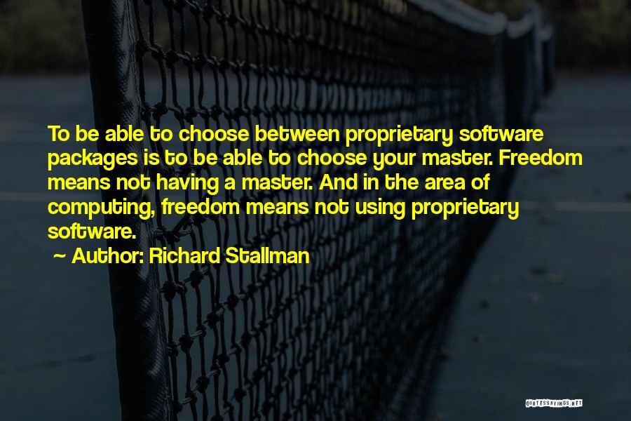 Computing Quotes By Richard Stallman