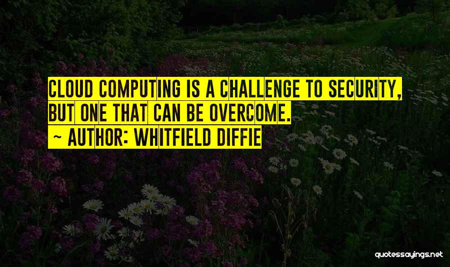 Computing Security Quotes By Whitfield Diffie