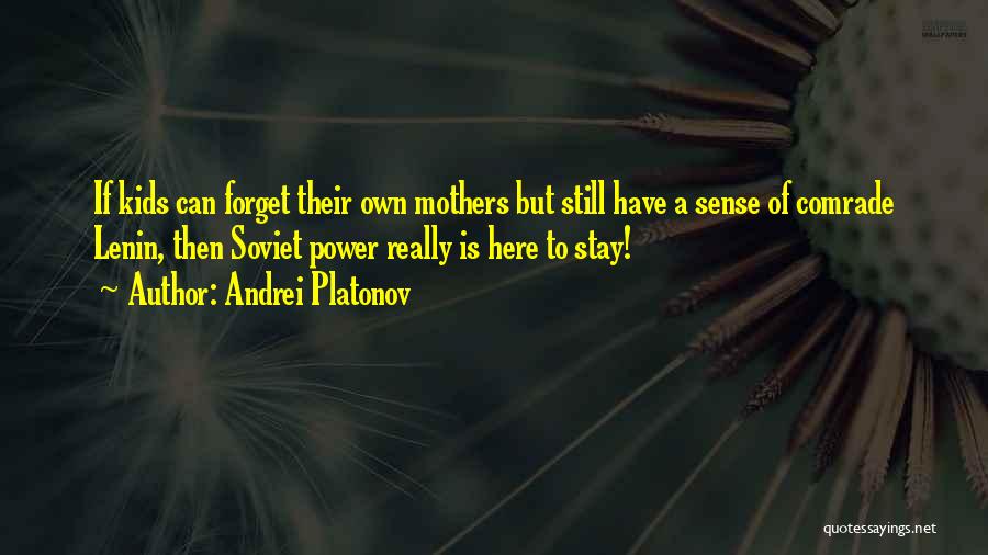 Comrade Quotes By Andrei Platonov