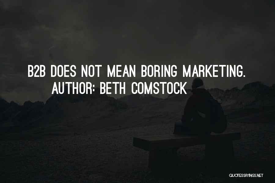 Comstock Quotes By Beth Comstock