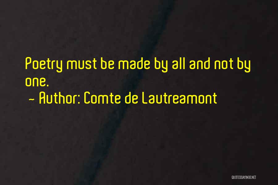 Comte De Lautreamont Quotes 155445