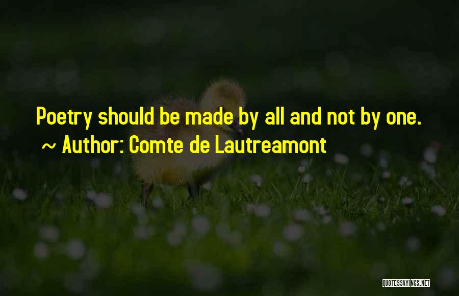 Comte De Lautreamont Quotes 395749