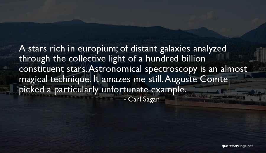 Comte Quotes By Carl Sagan