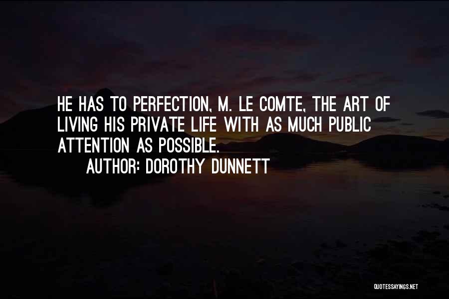 Comte Quotes By Dorothy Dunnett