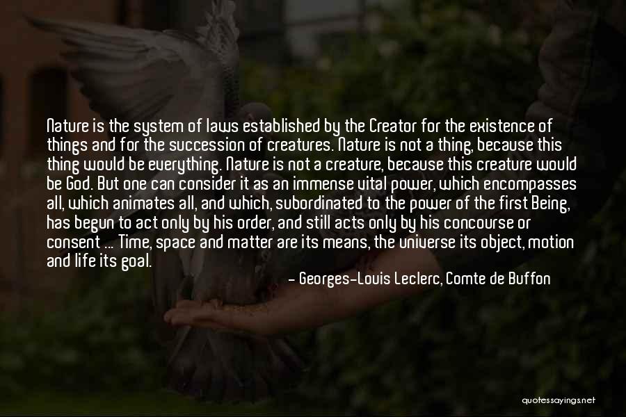 Comte Quotes By Georges-Louis Leclerc, Comte De Buffon