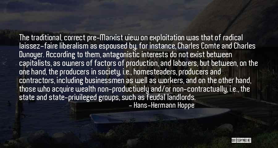 Comte Quotes By Hans-Hermann Hoppe