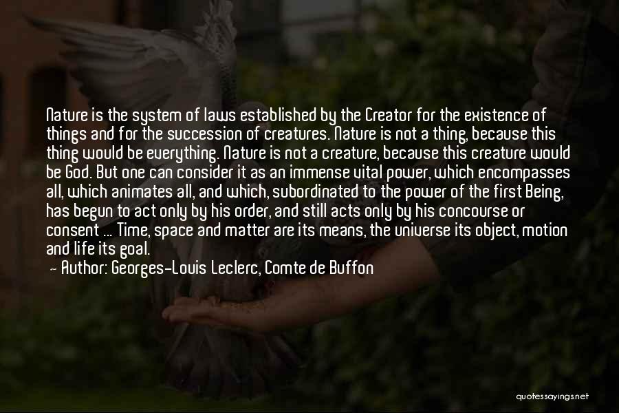 Comte-sponville Quotes By Georges-Louis Leclerc, Comte De Buffon