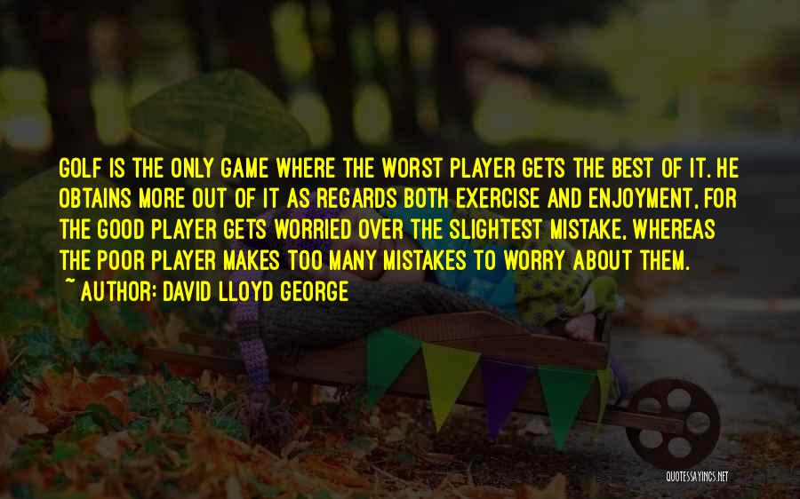 Con Game Quotes By David Lloyd George
