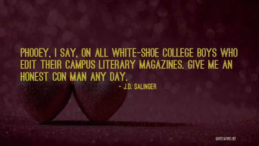 Con Man Quotes By J.D. Salinger Con Man Quotes By J.D. Salinger