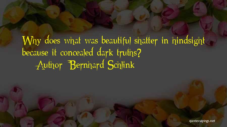 Concealed Quotes By Bernhard Schlink