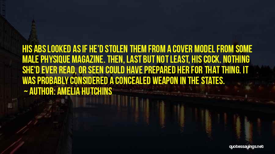 Concealed Weapon Quotes By Amelia Hutchins