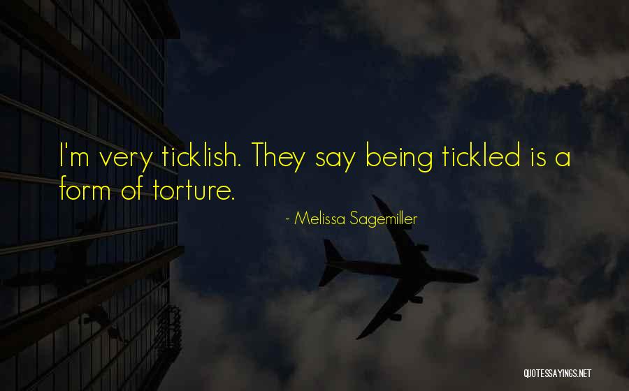 Concealed Weapons Quotes By Melissa Sagemiller Concealed Weapons Quotes By Melissa Sagemiller