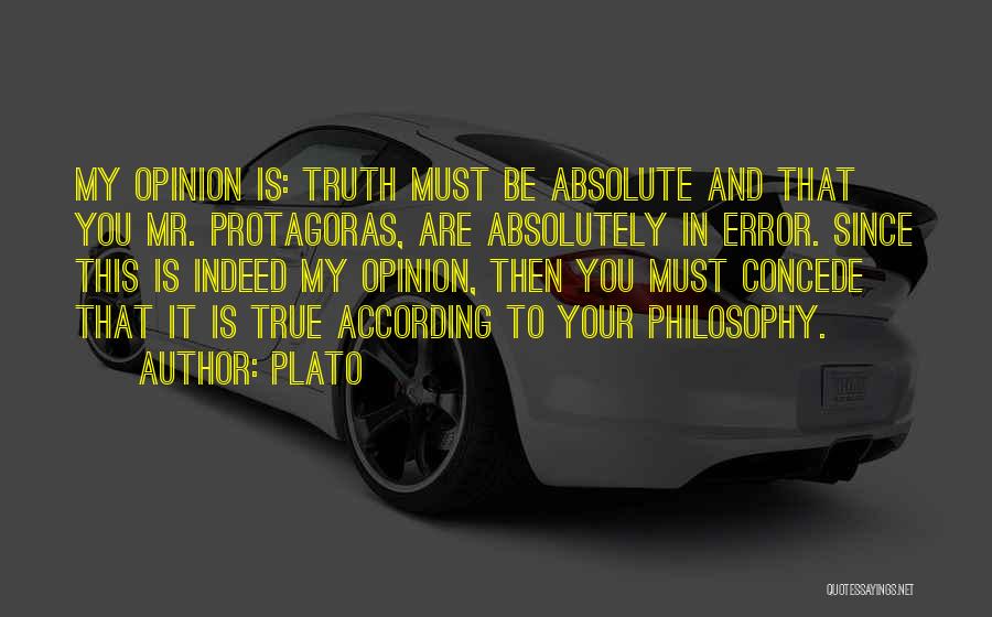 Concede Quotes By Plato