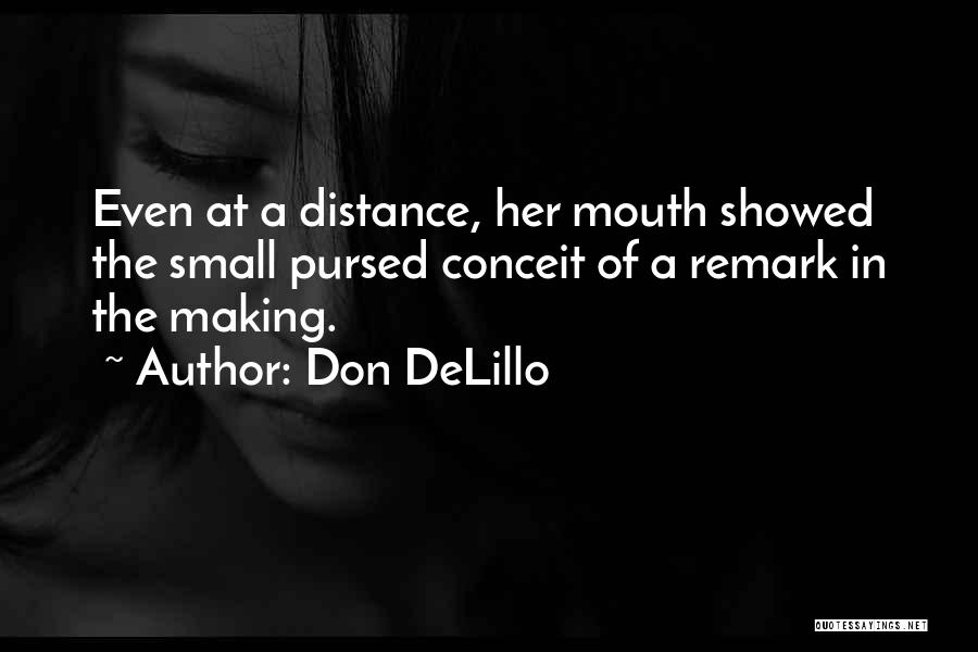 Conceit Quotes By Don DeLillo