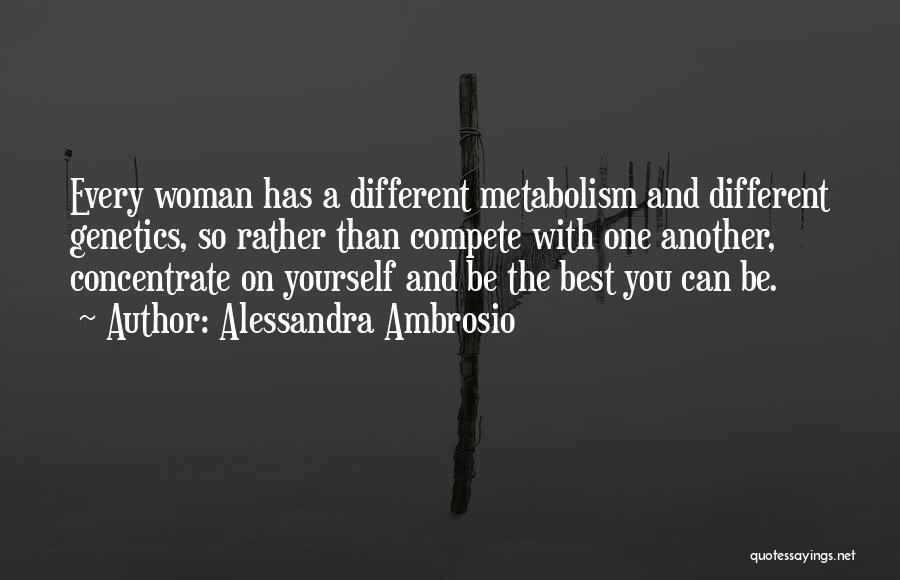 Concentrate On Yourself Quotes By Alessandra Ambrosio