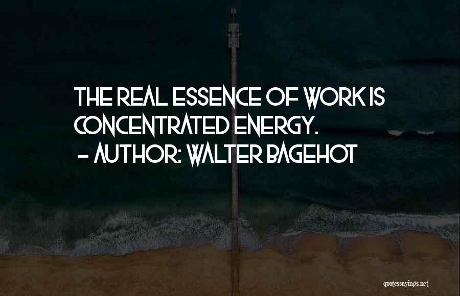 Concentrated Quotes By Walter Bagehot