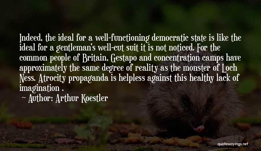 Concentration Camps Quotes By Arthur Koestler