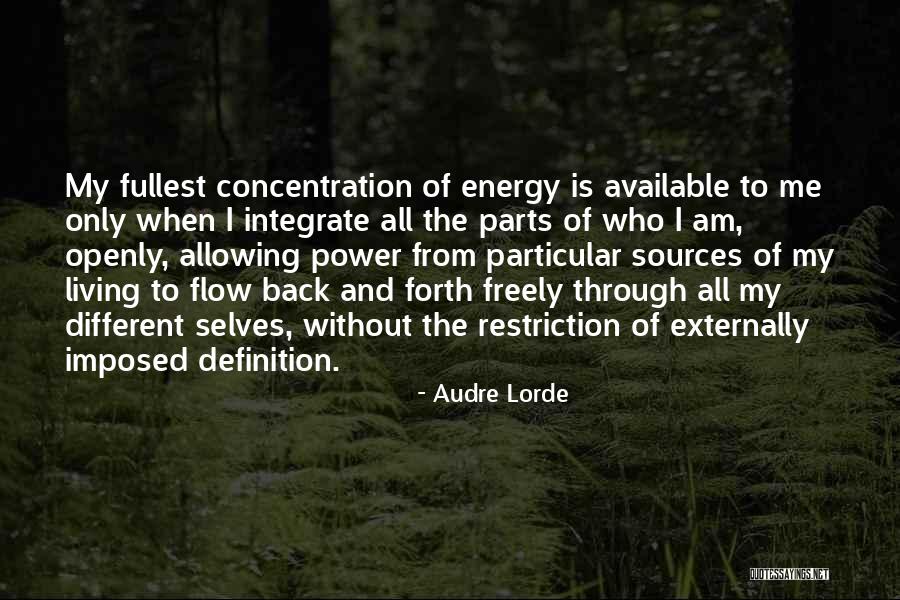Concentration Of Quotes By Audre Lorde Concentration Of Quotes By Audre Lorde