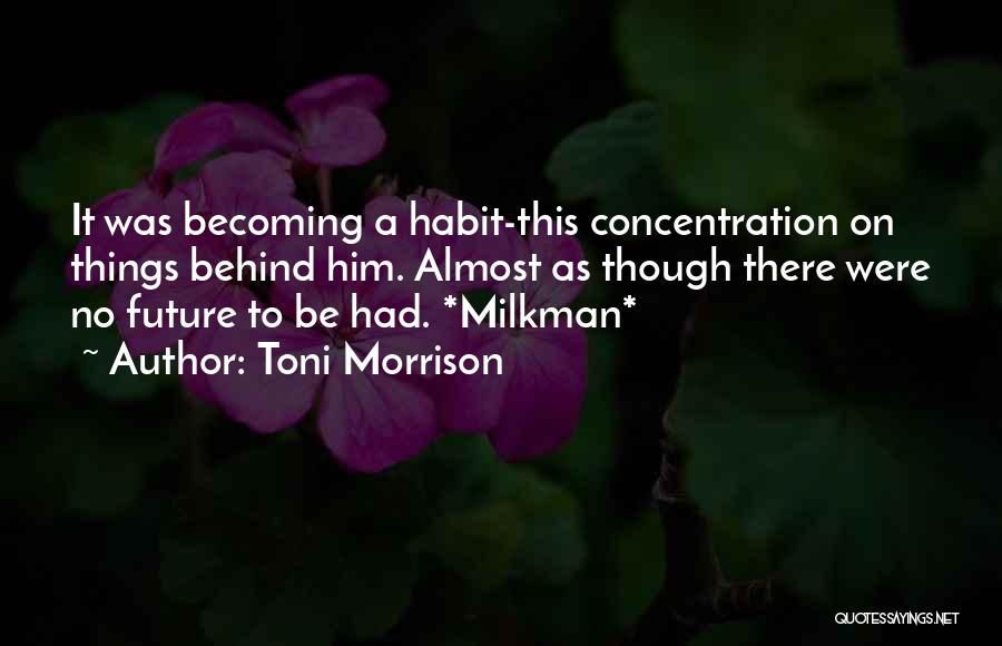 Concentration Quotes By Toni Morrison