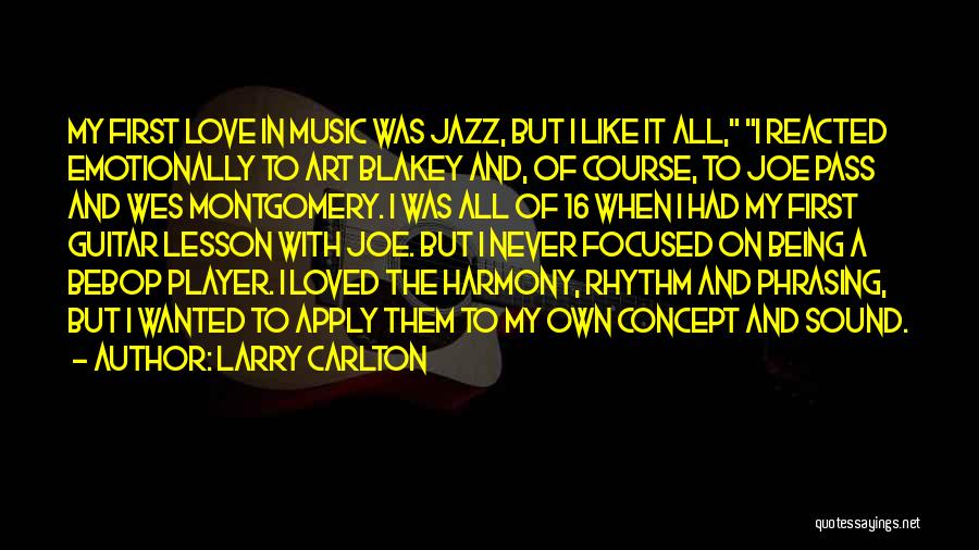 Concept Art Quotes By Larry Carlton