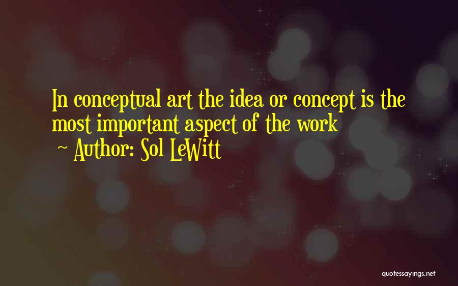 Concept Art Quotes By Sol LeWitt