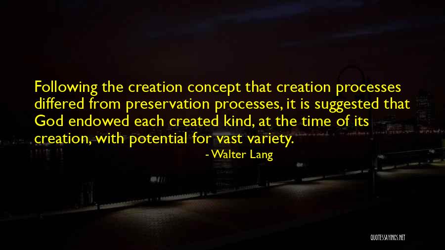 Concept Of Time Quotes By Walter Lang